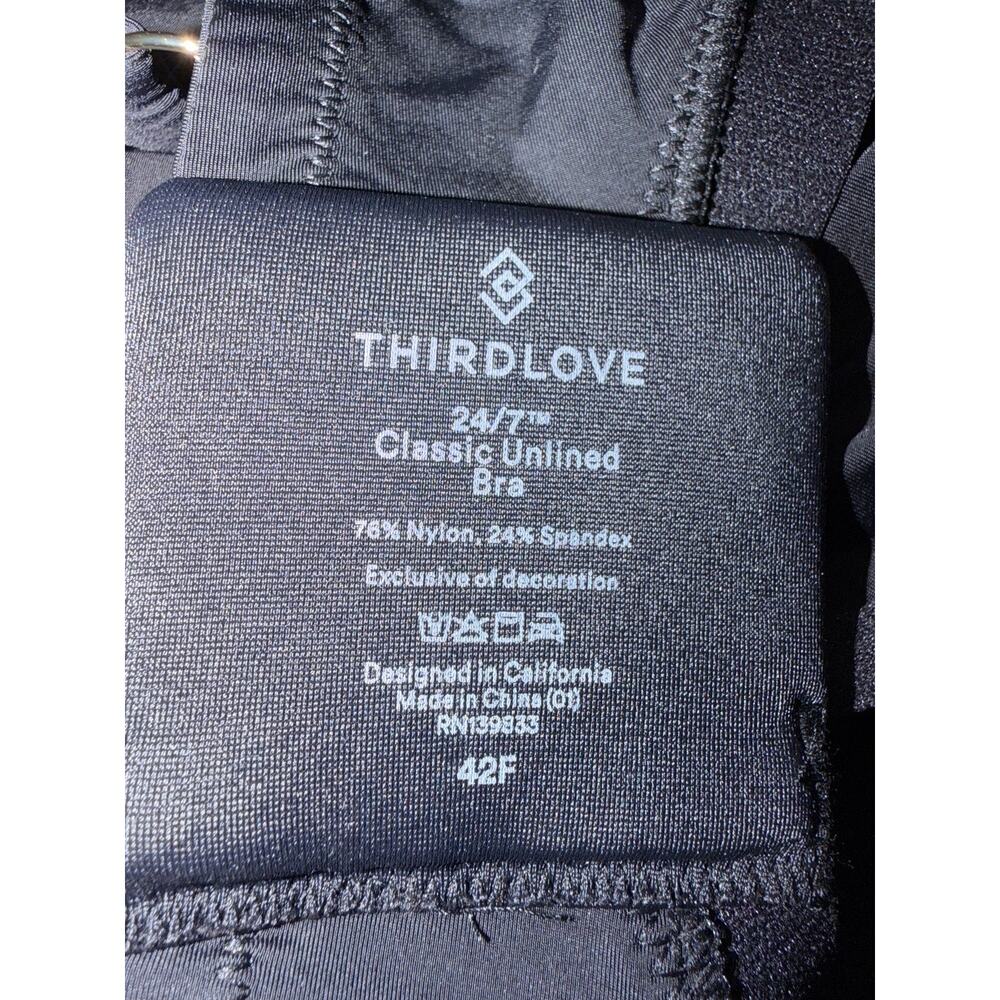 Thirdlove women’s New black wired 24/7 classic unlined bra - Picture 12 of 12
